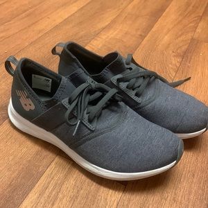 New balance gray memory foam sneakers